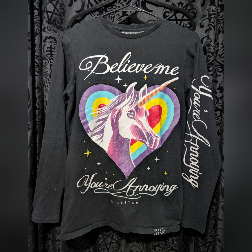 Believe Me, You're Annoying Long Sleeve Top XS